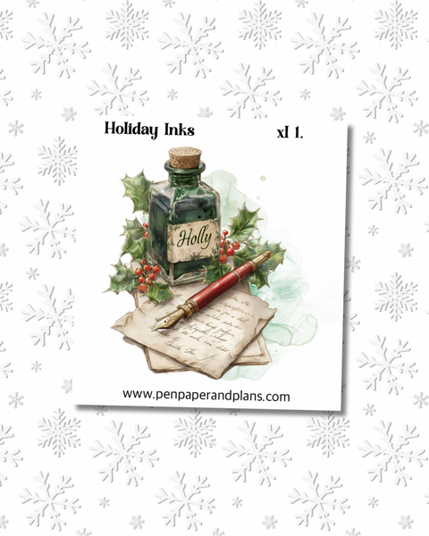 Holiday Inks Stickers