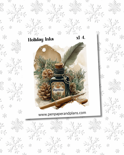 Holiday Inks Stickers