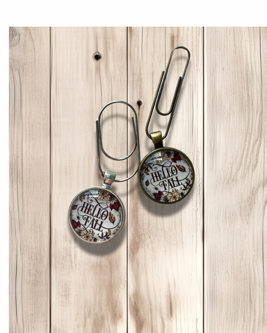 Hello Fall Planner Clip
