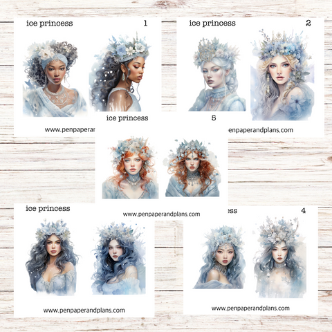 Ice Princess Stickers