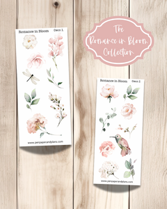 Romance in Bloom Decorative Stickers