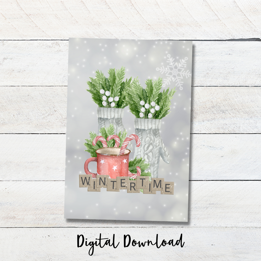 Wintertime -  Printable Dashboard