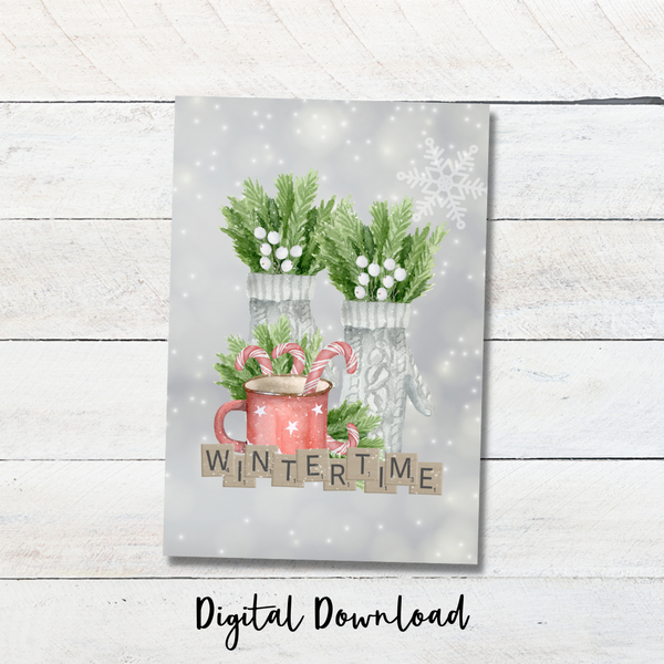 Wintertime -  Printable Dashboard