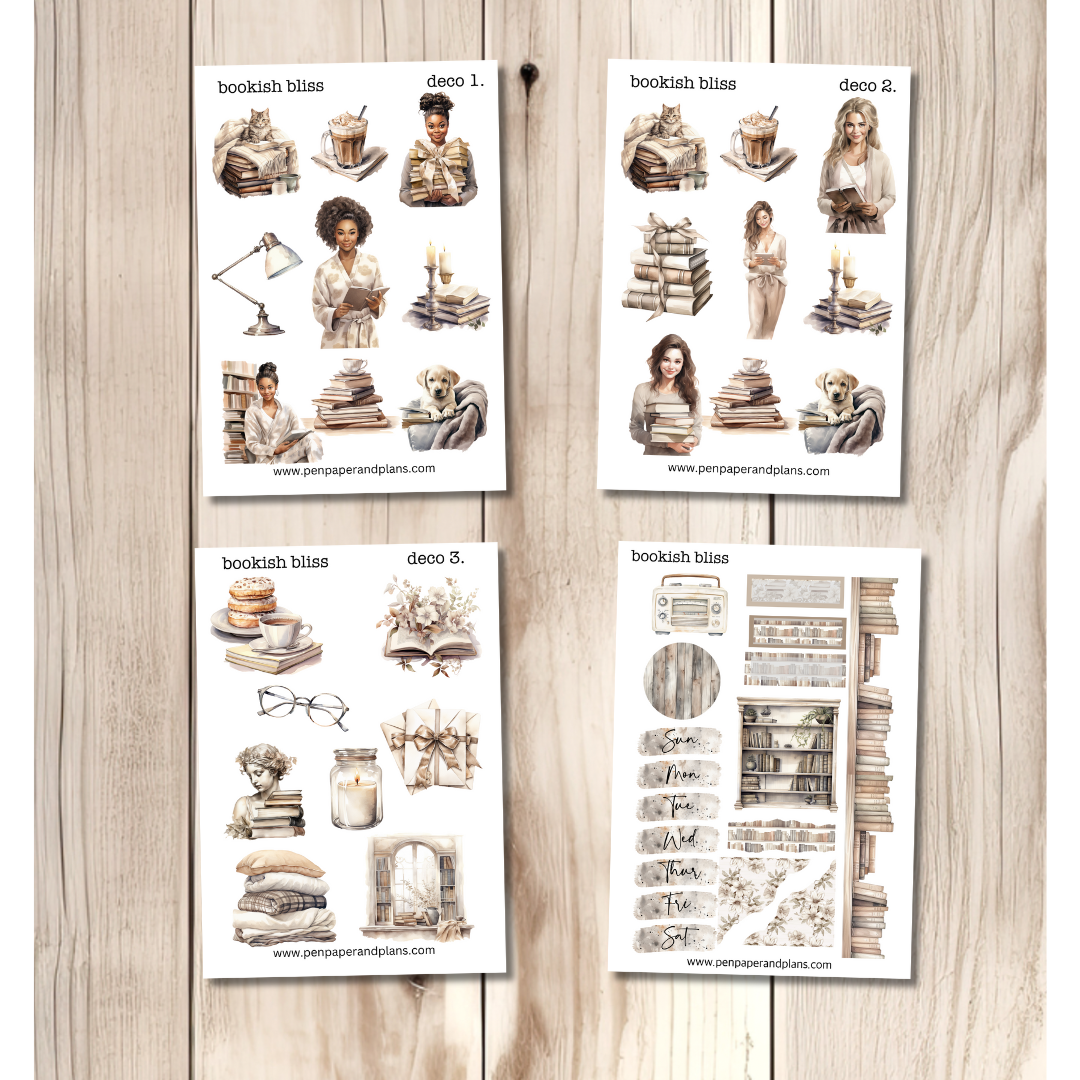 Bookish Bliss Stickers