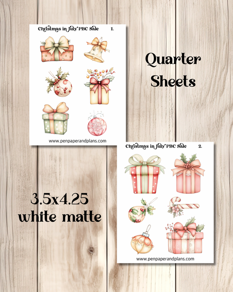Christmas in July $2 Stickers - SALE exclusive