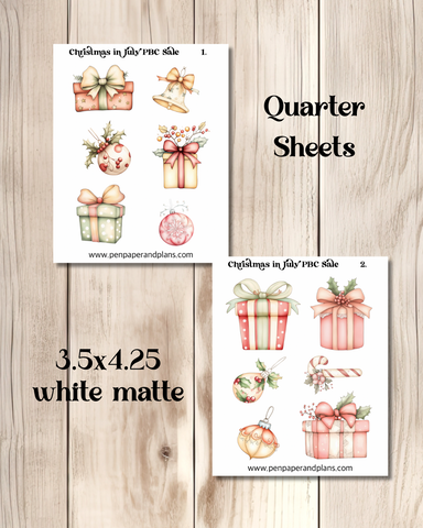 Christmas in July $2 Stickers - SALE exclusive