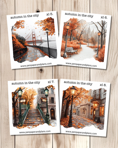 Autumn in the City Large-ish stickers
