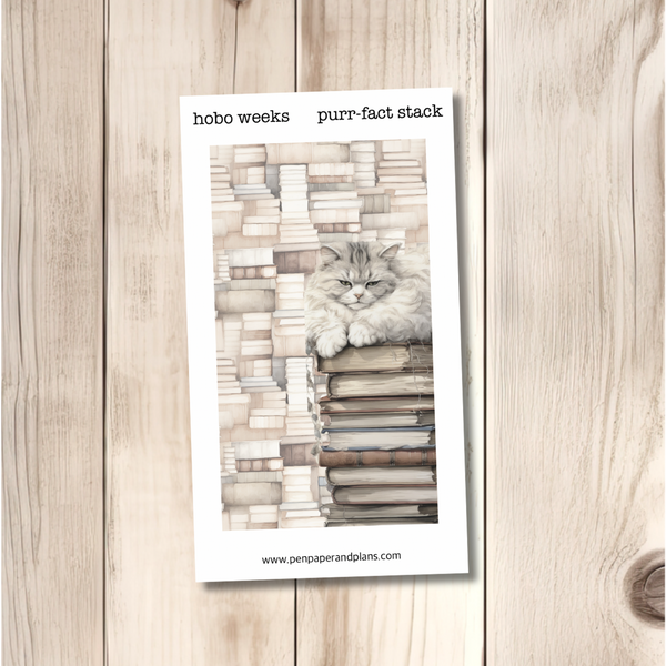 Bookish Bliss Hobo Weeks Full Page Stickers