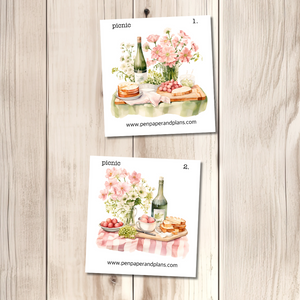 Picnic- Large-ish Stickers
