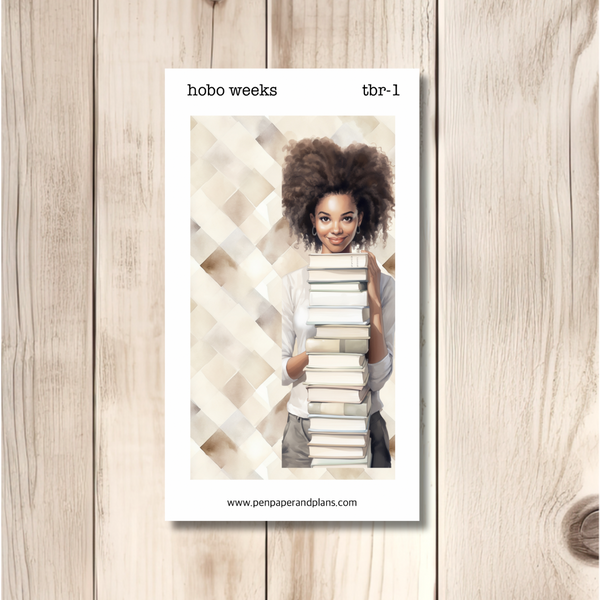 Bookish Bliss Hobo Weeks Full Page Stickers