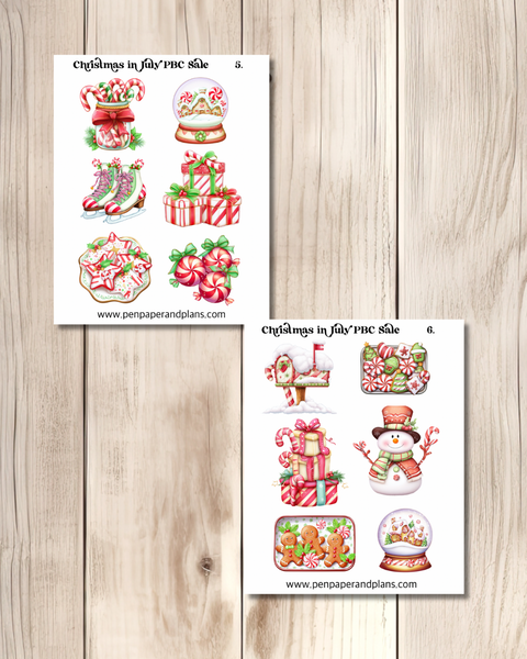 Christmas in July $2 Stickers - SALE exclusive