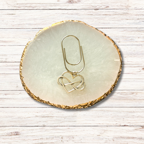 Infinity Heart Planner Clip