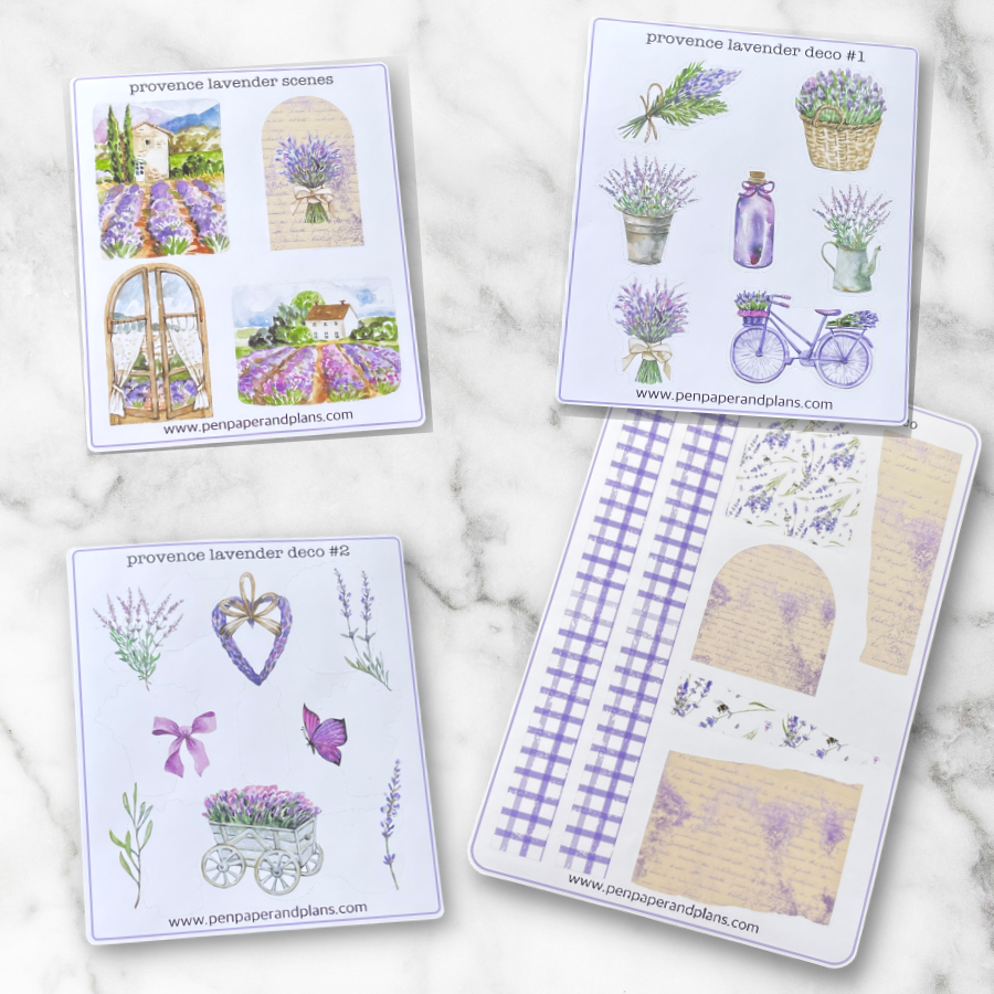 Provence Lavender Stickers