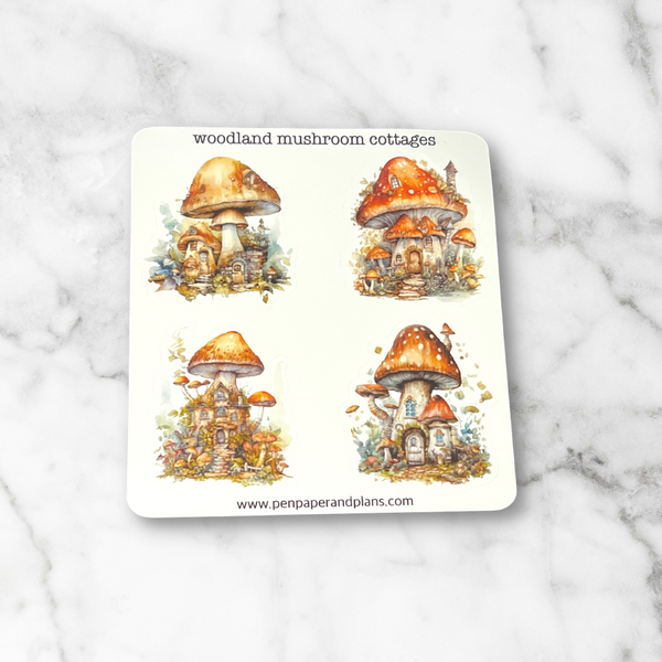 Woodland Mushroom Sticker Sheets