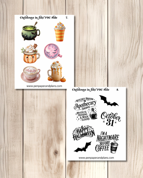 Christmas in July $2 Stickers - SALE exclusive