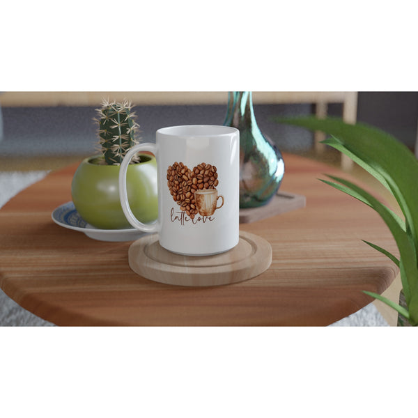 Latte Love 15oz Ceramic Mug