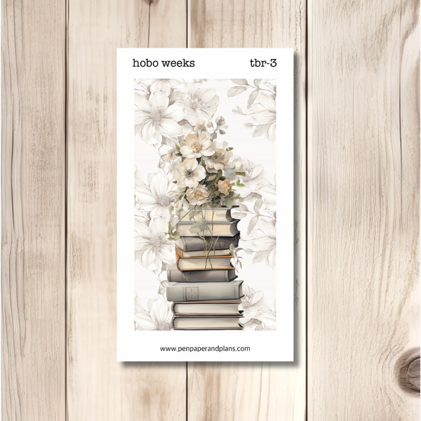 Bookish Bliss Hobo Weeks Full Page Stickers