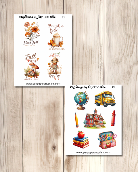 Christmas in July $2 Stickers - SALE exclusive