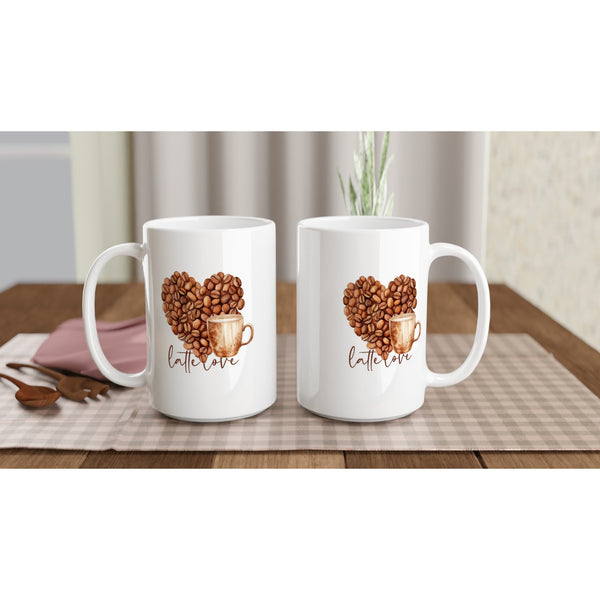 Latte Love 15oz Ceramic Mug