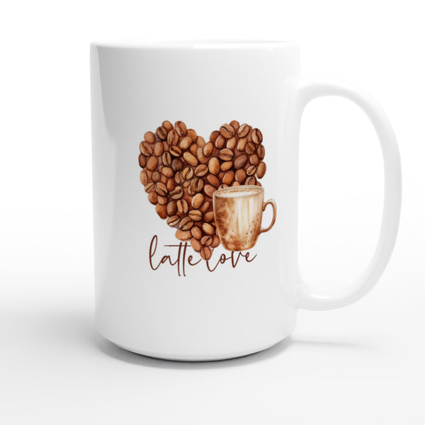 Latte Love 15oz Ceramic Mug