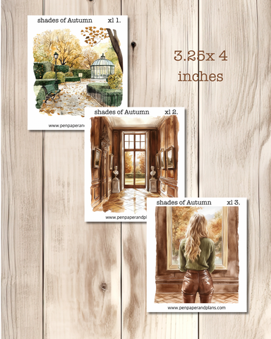Shades of Autumn Large-ish Stickers