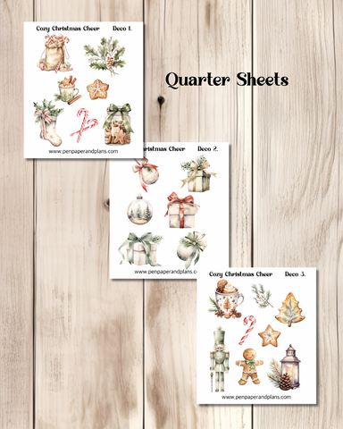 Cozy Christmas Cheer Deco Stickers
