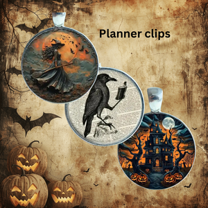 Spooky Season Planner Clips