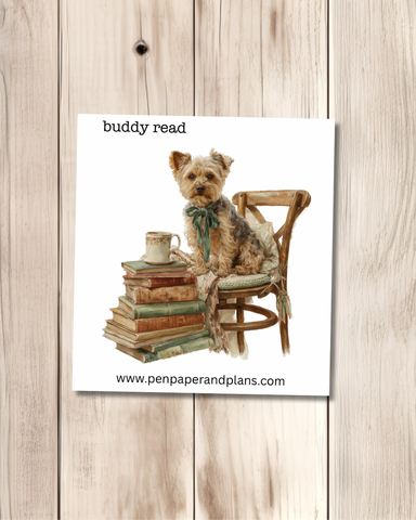 Buddy Read Large-ish Sticker
