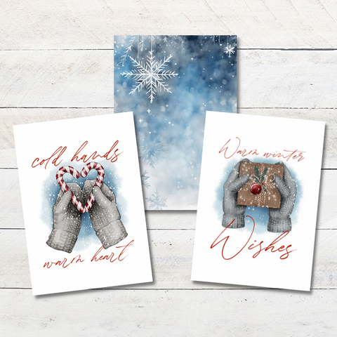 Warm Winter Wishes - Printable  Dashboards