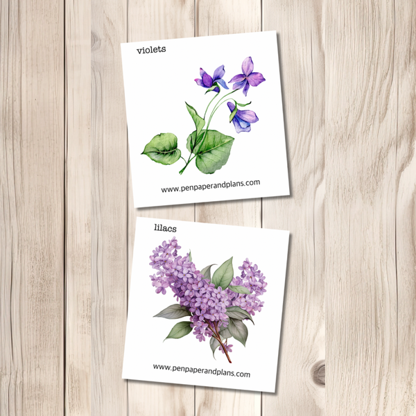 Spring Flowers-Large-ish Stickers