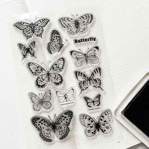 Butterflies Transparent Stamps