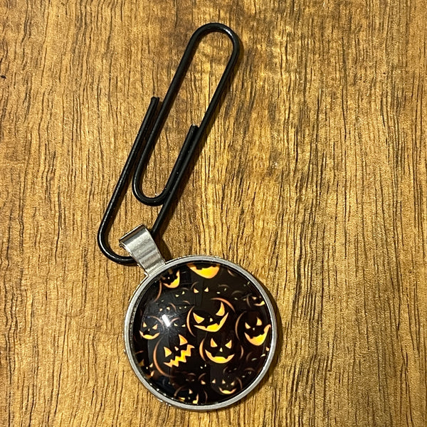 Spooky Jack-O-Lanterns Planner Clip