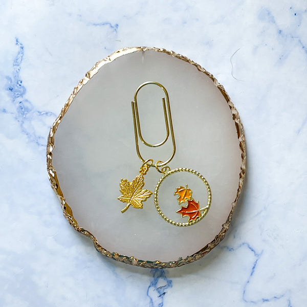 Autumn Leaves Planner Clip