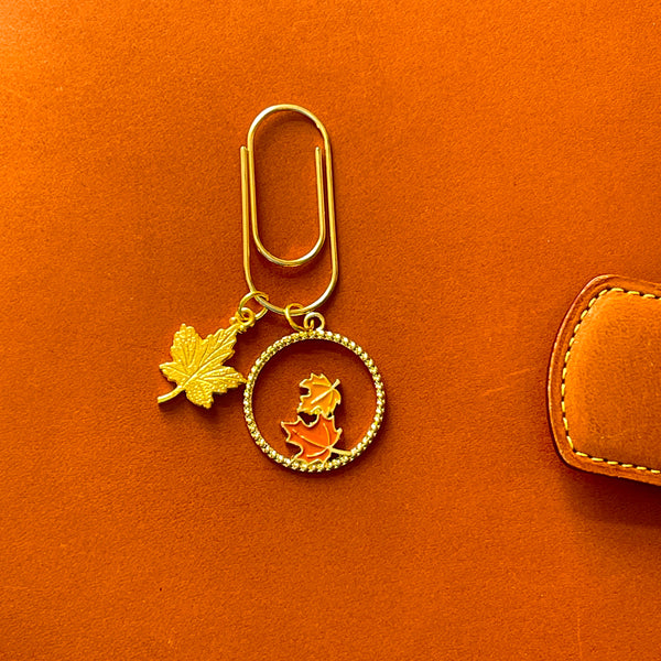 Autumn Leaves Planner Clip