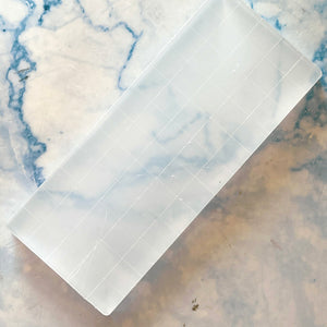Clear Gridded Acrylic Block