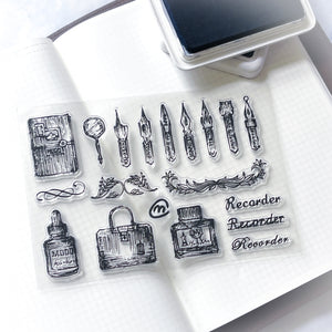 Journaler's Clear Ink Stamps