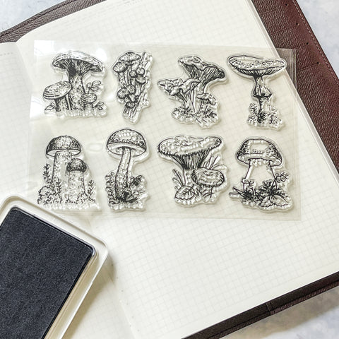 Mushroom Ink Stamps