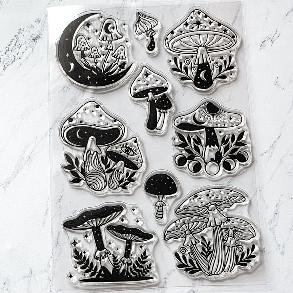 Magical Mushrooms Ink Stamps