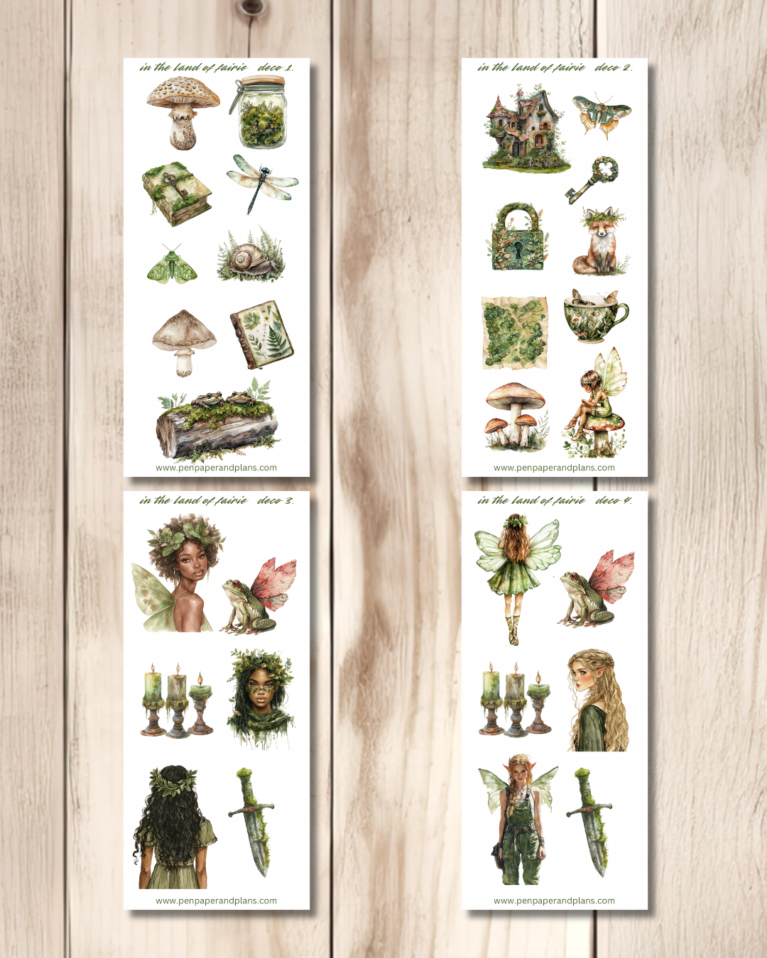 In the Land of Fairy Decorative Stickers