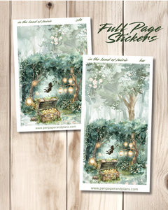 In the Land of Fairie Full Page Stickers - A6 and Weeks