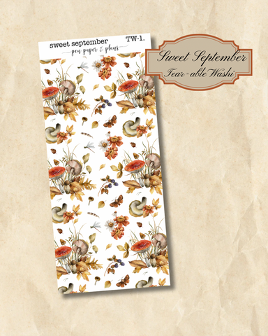 Sweet September Tear-able Washi