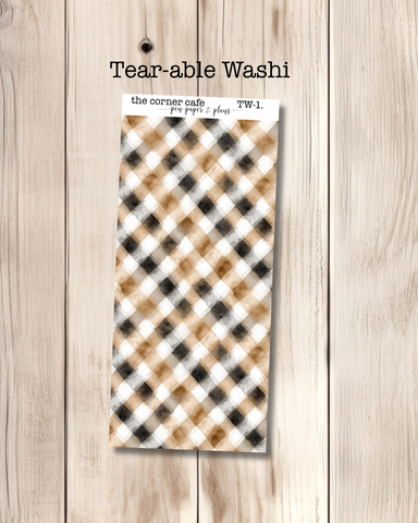 The Corner Cafe Tear-able Washi