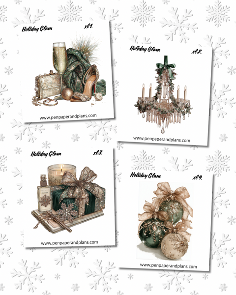 Holiday Glam Large-ish Stickers