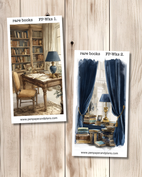 Rare Books Full Page Stickers