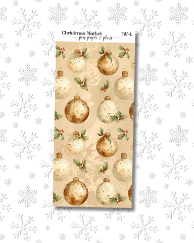 Christmas Market Washi