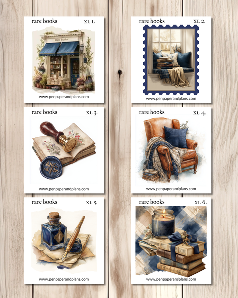 Rare Books Large-ish Stickers