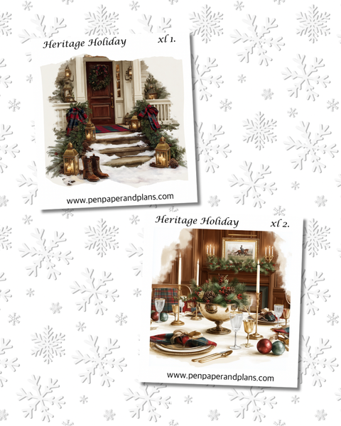 Heritage Holiday Large-ish Stickers
