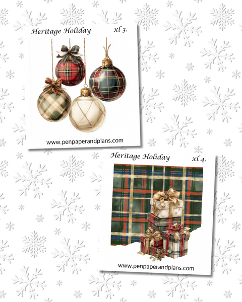 Heritage Holiday Large-ish Stickers