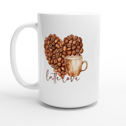 Latte Love 15oz Ceramic Mug