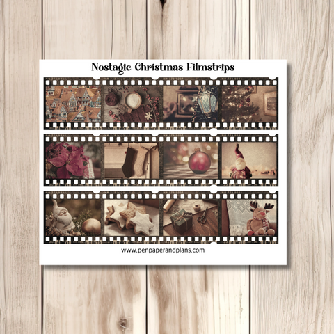 Nostalgic Christmas Filmstrips
